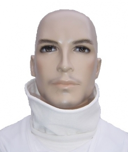 Cut resistant and stab resistant straight turtleneck Spectra-Coolmax